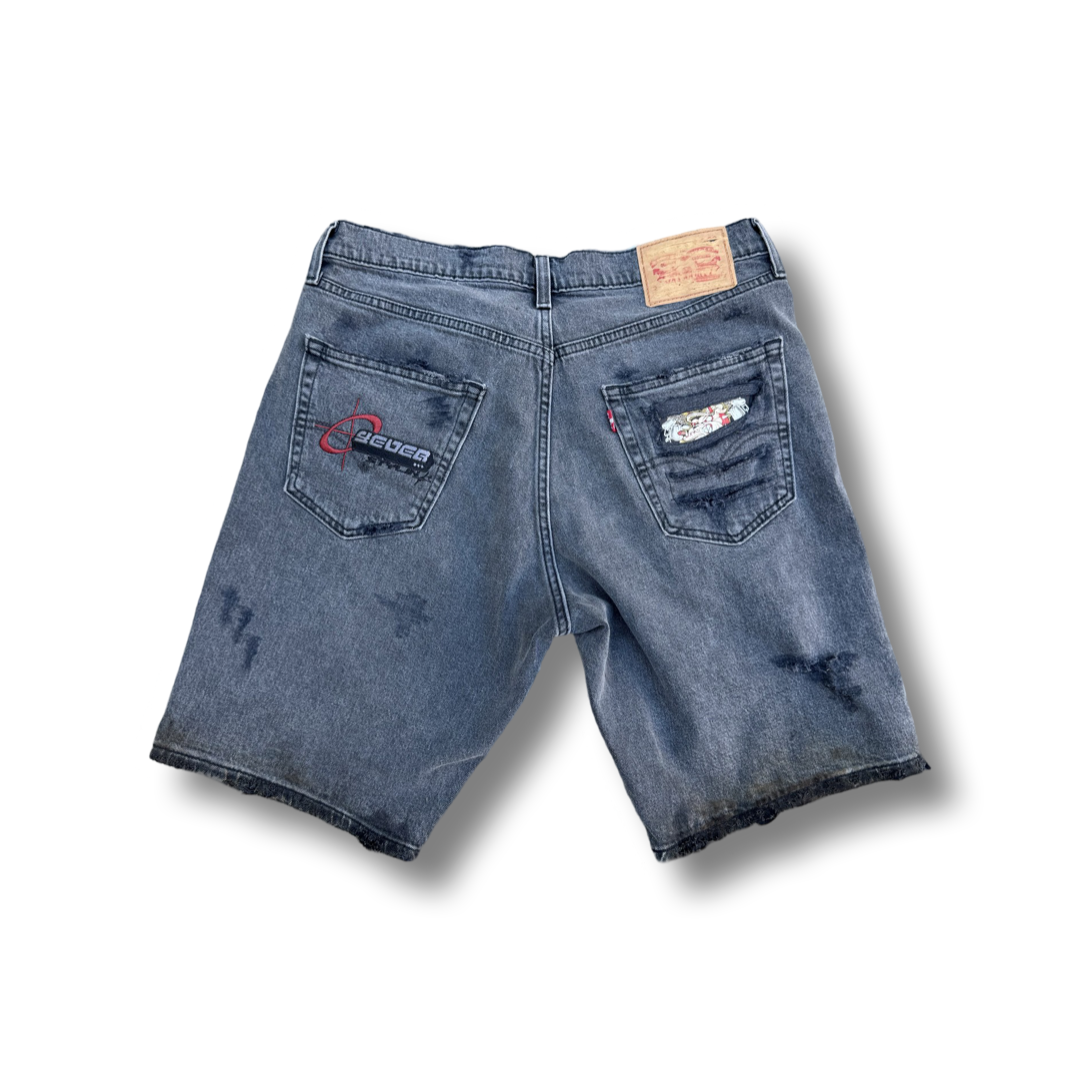 “Mad Dog” Distressed Denim