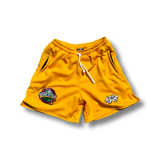 “Lucky Yellow” Varsity Shorts